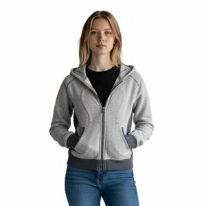 Lululemon Athletica size 8 Gray Zip-Up Jacket